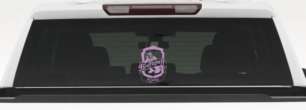 Hufflepuff Alumni Sci Fi Car or Truck Window Decal Sticker