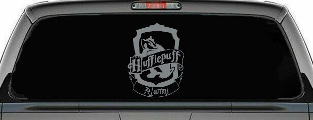 Hufflepuff Alumni Sci Fi Car or Truck Window Decal Sticker