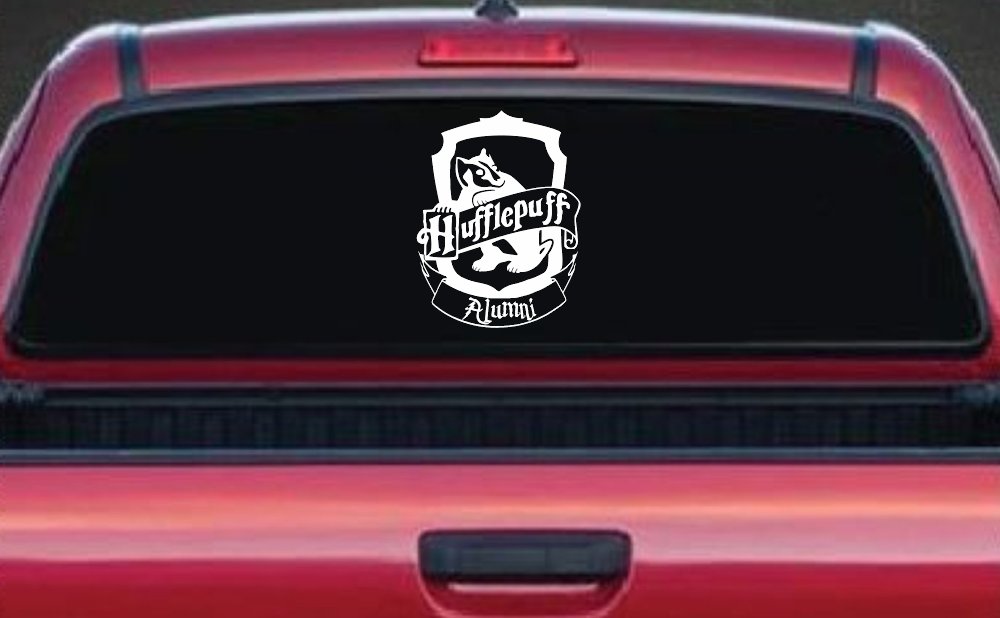 Hufflepuff Alumni Sci Fi Car or Truck Window Decal Sticker