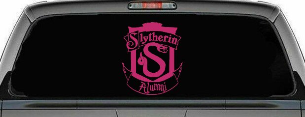 Slytherin Alumni Sci Fi Car or Truck Window Decal Sticker