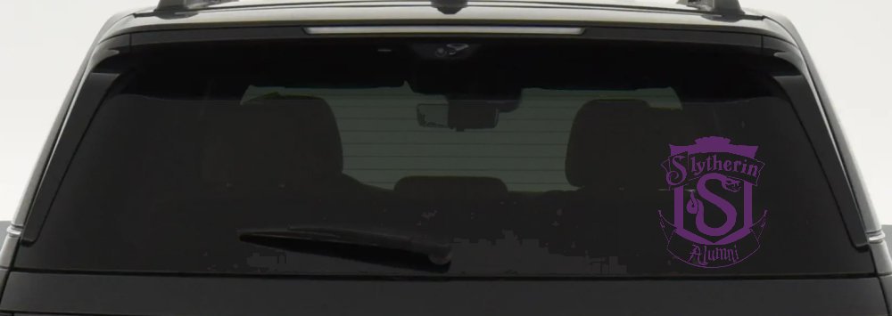 Slytherin Alumni Sci Fi Car or Truck Window Decal Sticker