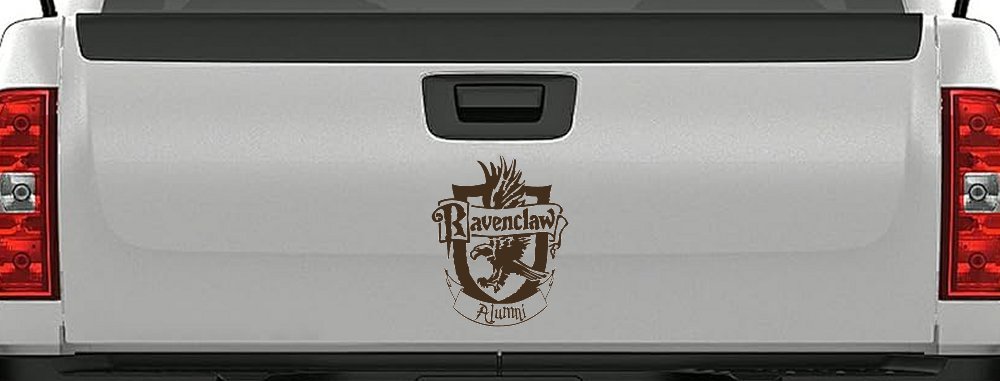 Ravenclaw Alumni Sci Fi Car or Truck Window Decal Sticker (Brown)