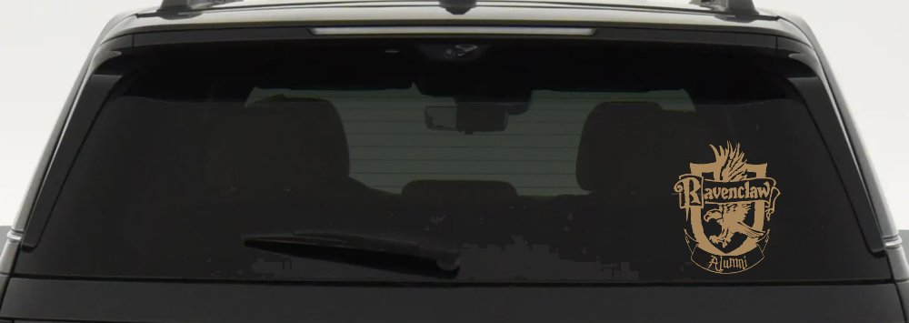 Ravenclaw Alumni Sci Fi Car or Truck Window Decal Sticker