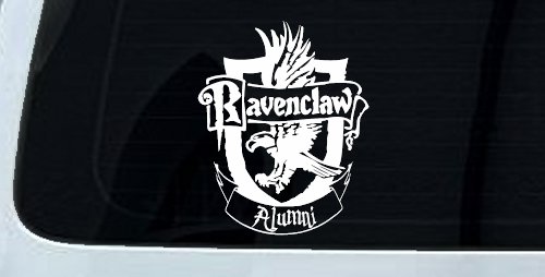 Ravenclaw Alumni Sci Fi Car or Truck Window Decal Sticker (White)