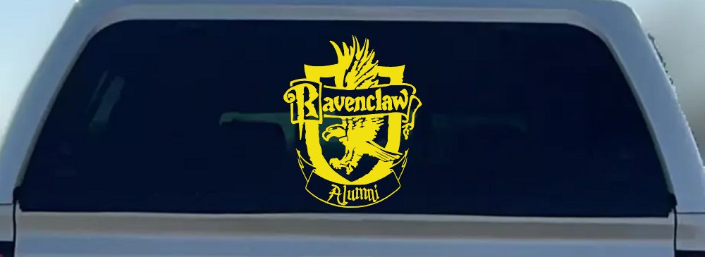 Ravenclaw Alumni Sci Fi Car or Truck Window Decal Sticker