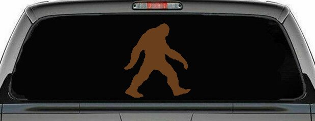 Bigfoot Sasquatch Sci Fi Car or Truck Window Vinyl Decal Sticker (Copper)