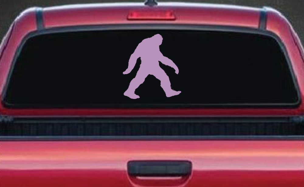 Bigfoot Sasquatch Sci Fi Car or Truck Window Vinyl Decal Sticker (Lilac)