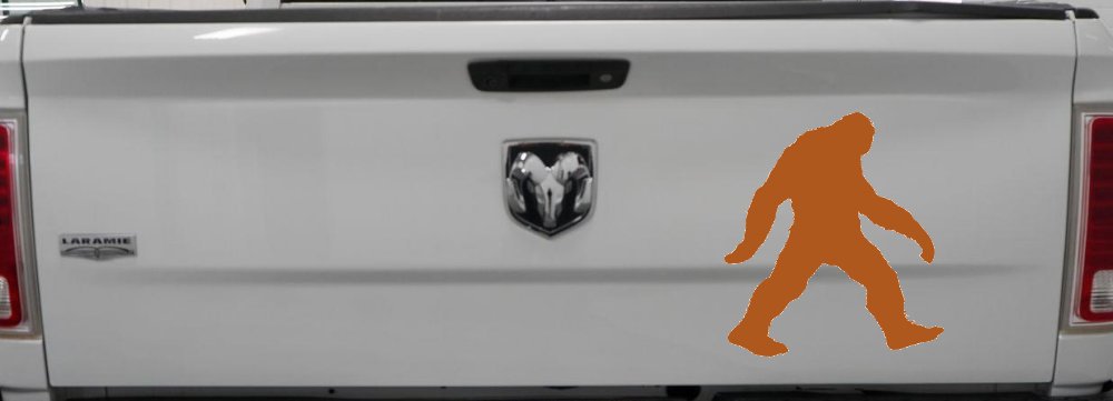 Bigfoot Sasquatch Sci Fi Car or Truck Window Decal Sticker