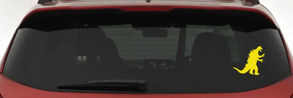 Godzilla Monster Sci Fi Car or Truck Window Decal Sticker