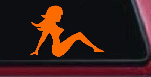 Mud Flap Women Car or Truck Window Decal Sticker
