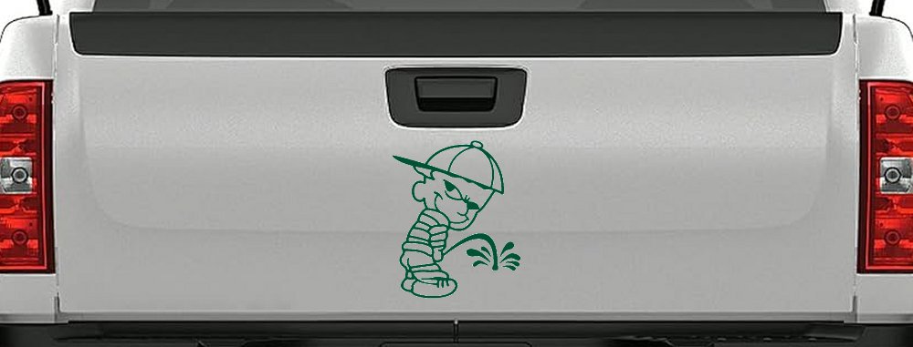Calvin Peeing Pee Ons Car or Truck Window Decal Sticker