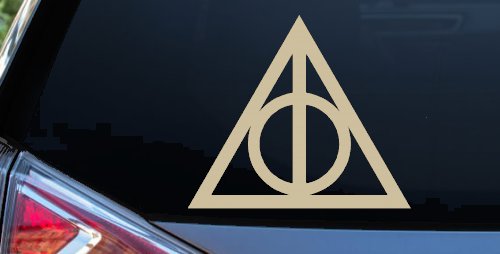 The Deathly Hallows Symbol Sci Fi Car or Truck Window Decal Sticker