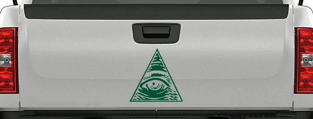 All Seeing Eye Illuminati Car or Truck Window Decal Sticker