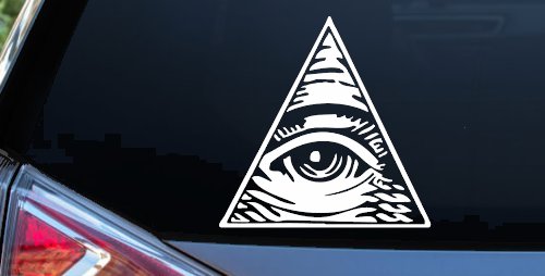 All Seeing Eye Illuminati Car or Truck Window Decal Sticker