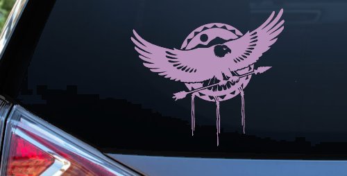Dream Catcher Eagle Holding Arrow Native American Indian Dreamcatcher Car or Truck Window Decal Sticker