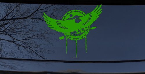 Dream Catcher Eagle Holding Arrow Native American Indian Dreamcatcher Car or Truck Window Decal Sticker
