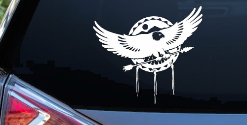Dream Catcher Eagle Holding Arrow Native American Indian Dreamcatcher Car or Truck Window Decal Sticker