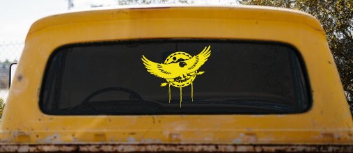 Dream Catcher Eagle Holding Arrow Native American Indian Dreamcatcher Car or Truck Window Decal Sticker