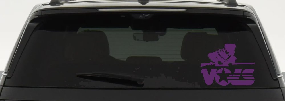 Tennessee Volunteers Car or Truck Window Decal Sticker (Violet)