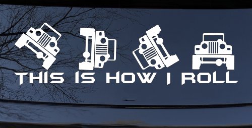 This is How I Roll Jeep Off Road Car or Truck Window Decal Sticker