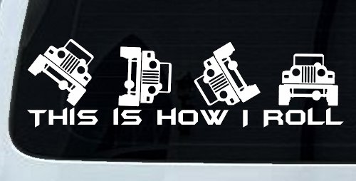This is How I Roll Jeep Off Road Car or Truck Window Decal Sticker