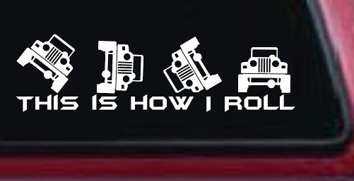 This is How I Roll Jeep Off Road Car or Truck Window Decal Sticker