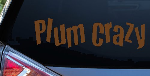 Plum Crazy Car or Truck Window Decal Sticker