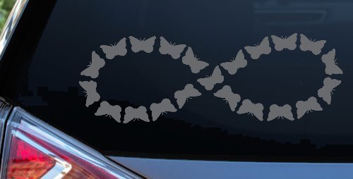 Infinity With Butterflys Car or Truck Window Decal Sticker