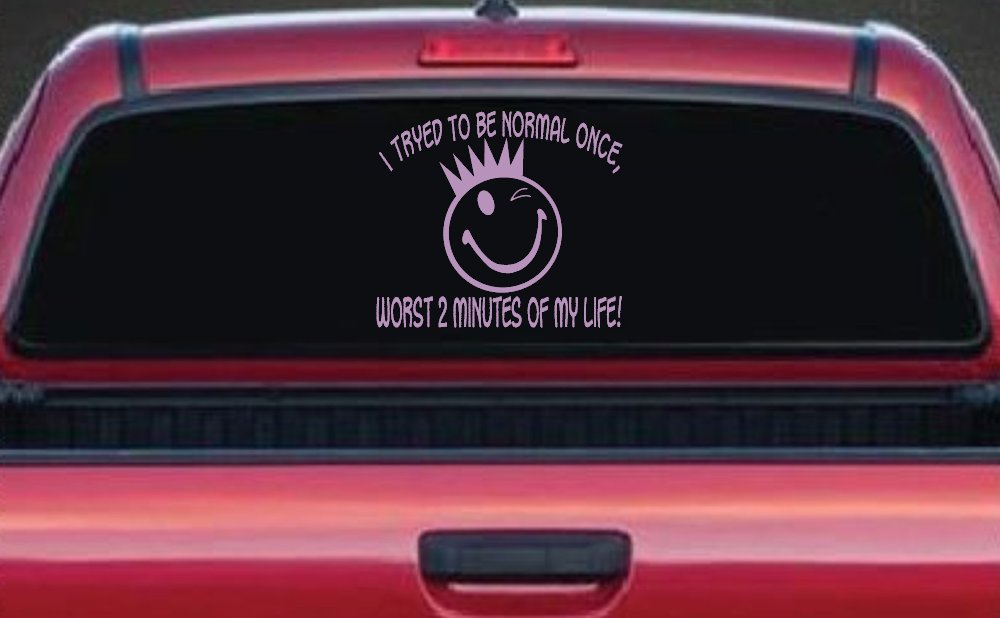 I Tryed To Be Normal Once Funny Car or Truck Window Decal Sticker