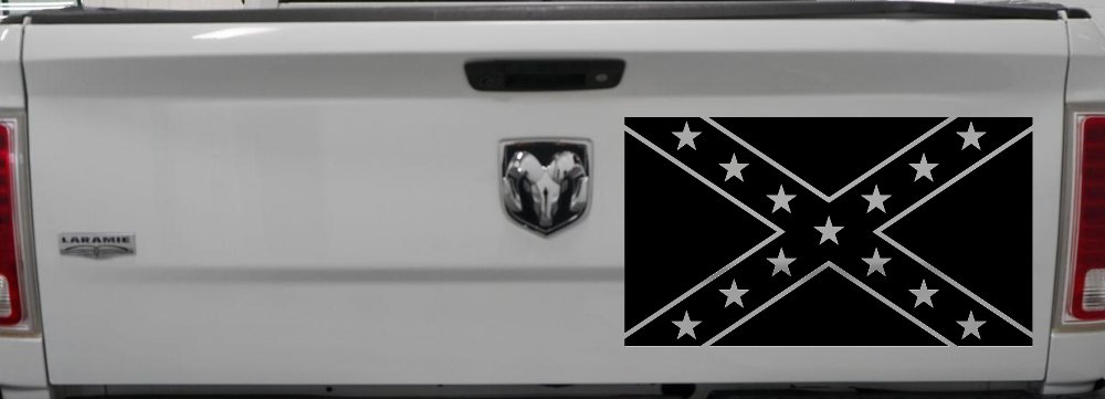 Confederate Southern Rebel Battle Flag Country Car or Truck Window Decal Sticker