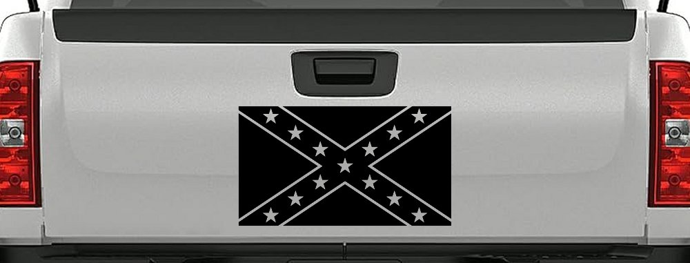 Confederate Southern Rebel Battle Flag Country Car or Truck Window Decal Sticker