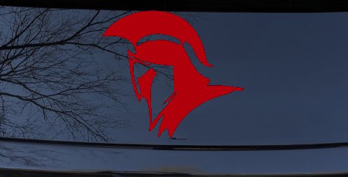 Spartan Knight Helmet Car or Truck Window Decal Sticker