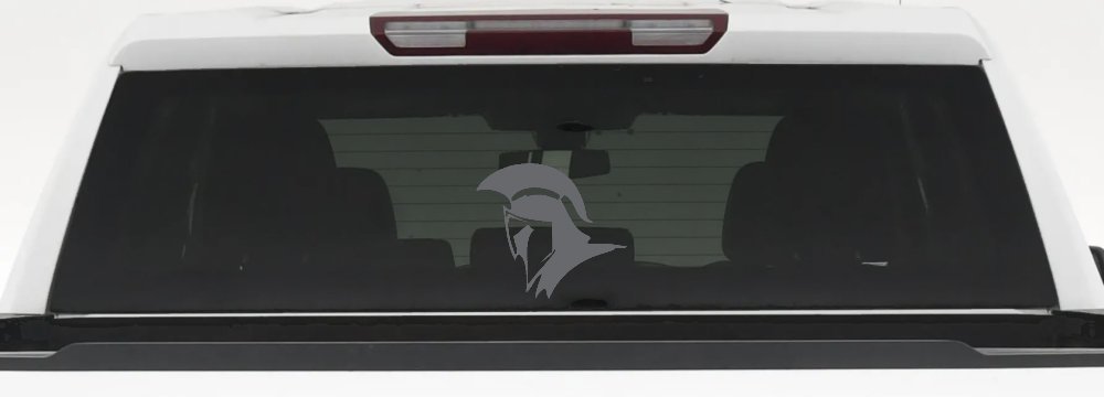 Spartan Knight Helmet Car or Truck Window Decal Sticker