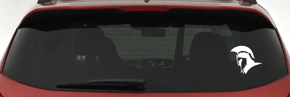 Spartan Knight Helmet Car or Truck Window Decal Sticker