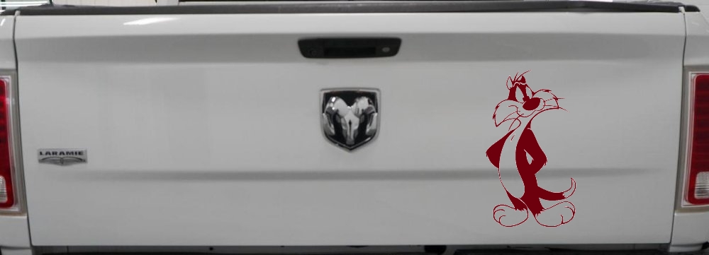 Sylvester The Cat Cartoons Car or Truck Window Decal Sticker