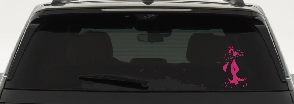 Sylvester The Cat Cartoons Car or Truck Window Decal Sticker