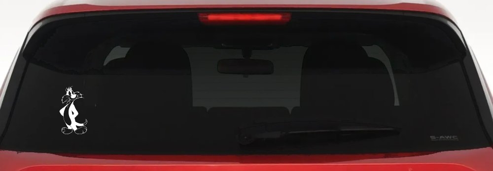 Sylvester The Cat Cartoons Car or Truck Window Decal Sticker