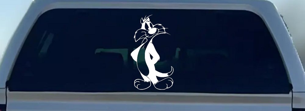 Sylvester The Cat Cartoons Car or Truck Window Decal Sticker