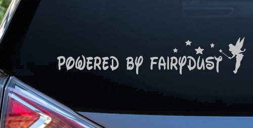 Powered By Fairydust Tinker Bell Tinkerbell Car or Truck Window Decal Sticker