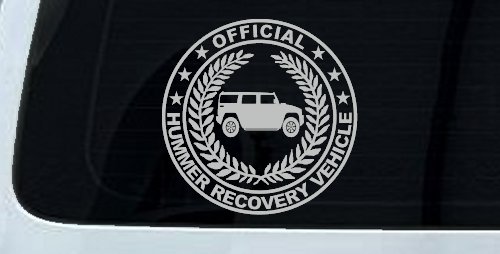 Official Hummer Recovery Vehicle Off Road Car or Truck Window Decal Sticker