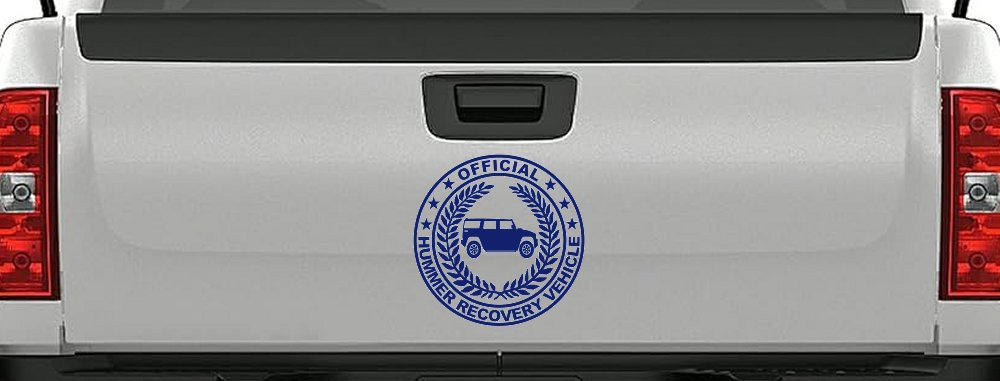 Official Hummer Recovery Vehicle Off Road Car or Truck Window Decal Sticker