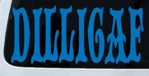 Dilligaf Do I look Like A Give A FxxK Funny Car or Truck Window Decal Sticker