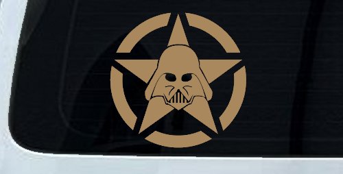 Darth Vader Star Wars Jeep Star Sci Fi Car or Truck Window Decal Sticker