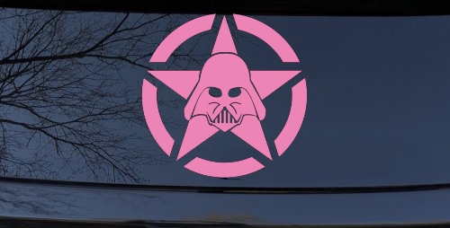 Darth Vader Star Wars Jeep Star Sci Fi Car or Truck Window Decal Sticker