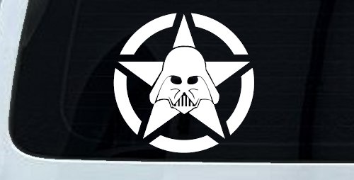 Darth Vader Star Wars Jeep Star Sci Fi Car or Truck Window Decal Sticker