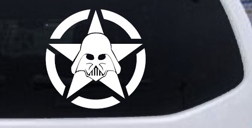 Darth Vader Star Wars Jeep Star Sci Fi Car or Truck Window Decal Sticker