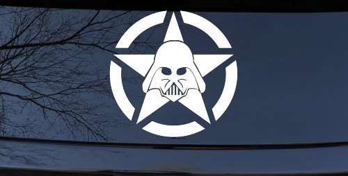 Darth Vader Star Wars Jeep Star Sci Fi Car or Truck Window Decal Sticker