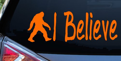 I Believe BigFoot Car or Truck Window Decal Sticker