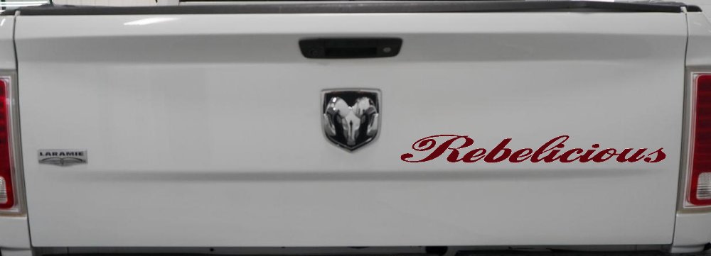 Rebelicious  Country Car or Truck Window Decal Sticker