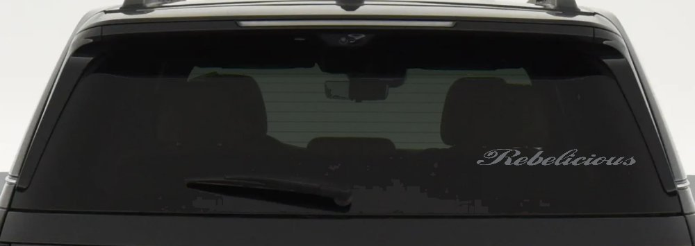 Rebelicious  Country Car or Truck Window Decal Sticker